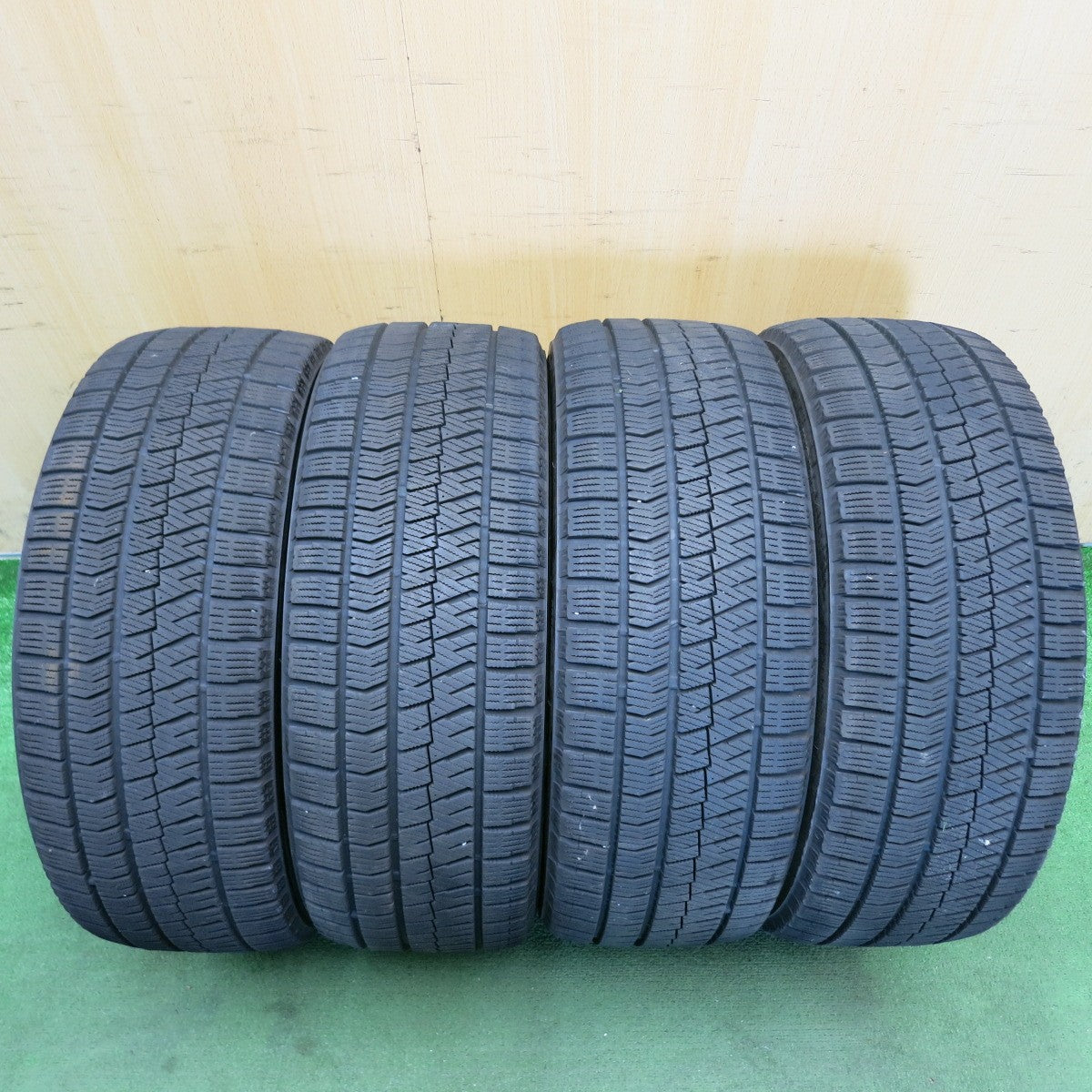 バリ溝！9分◎アルファロメオ 等 TECMAG Type 207R 225/45R17 スタッドレス ブリヂストン ブリザック VRX2 テクマグ 17インチ PCD110/5H◎6081308HAス