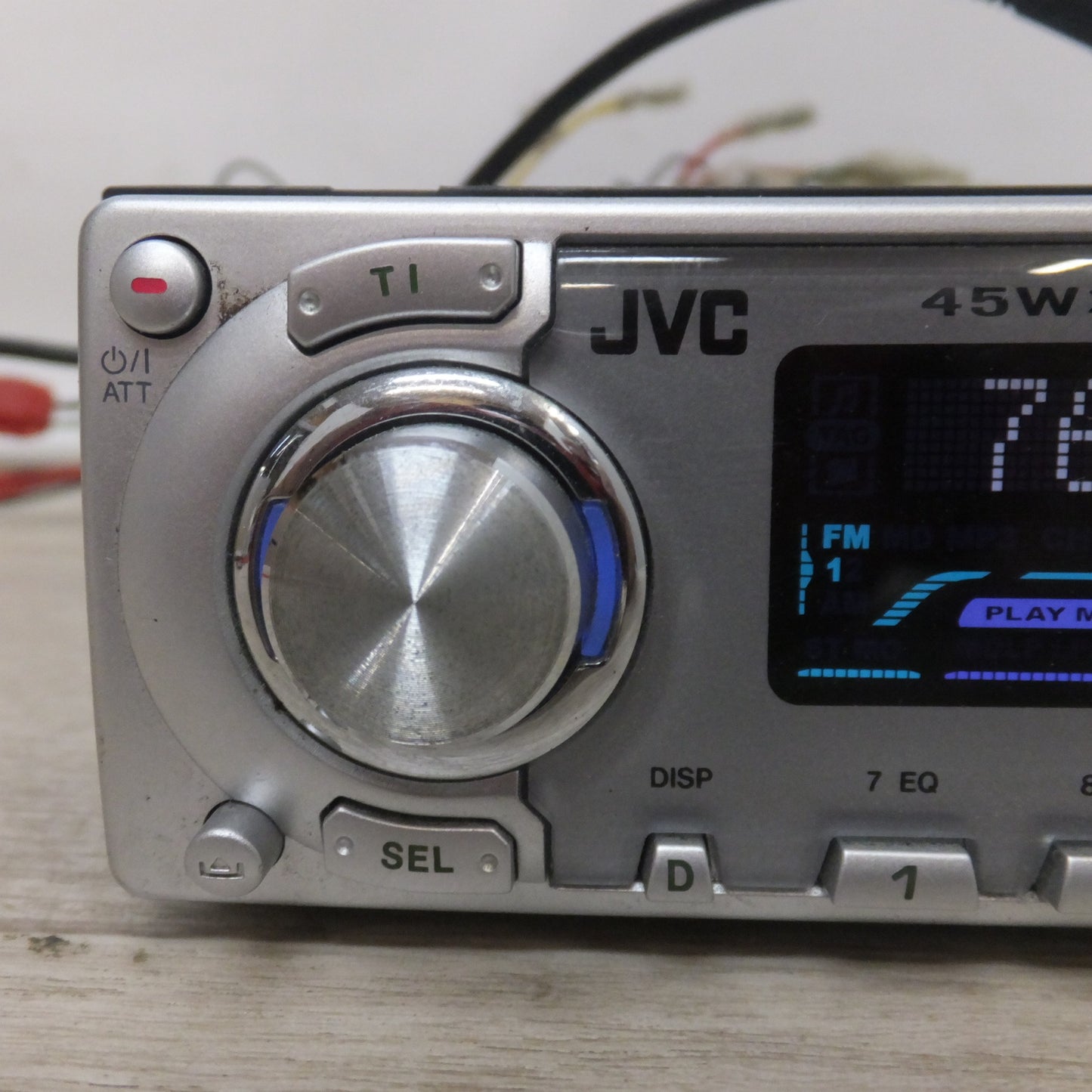 [送料無料] ★日本ビクター JVC カーオーディオ 1DIN コンポKD-M525-S MDプレーヤー[40]★
