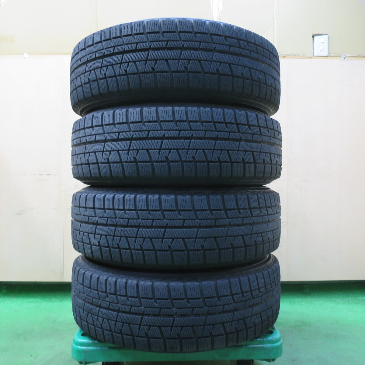 [送料無料] バリ溝！20年！キレイ！9分★スタッドレス 205/65R16 ヨコハマ アイスガード iG50 プラス SCHNEIDER MiD シュナイダー 16インチ PCD114.3/5H★4110511イス