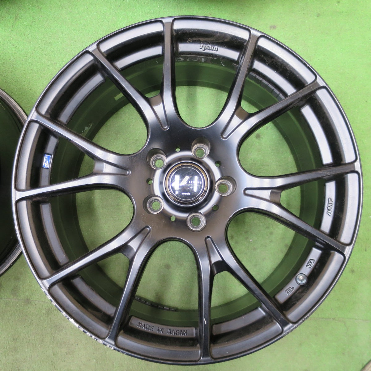 4本価格★LEONIS NAVIA 02 AMF weds 18インチ ホイール レオニス ナヴィア02 ウェッズ 18×8J PCD114.3/5H★6031004NGホ