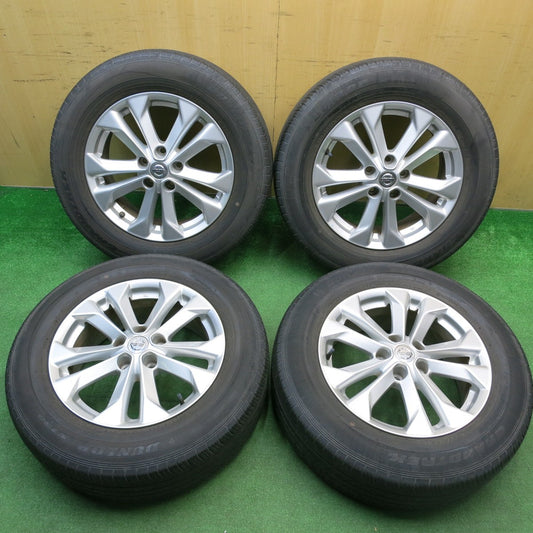 4本価格★日産 T32 エクストレイル 純正 225/65R17 ダンロップ ST30 グラントレック 17インチ PCD114.3/5H★5121814HAノ