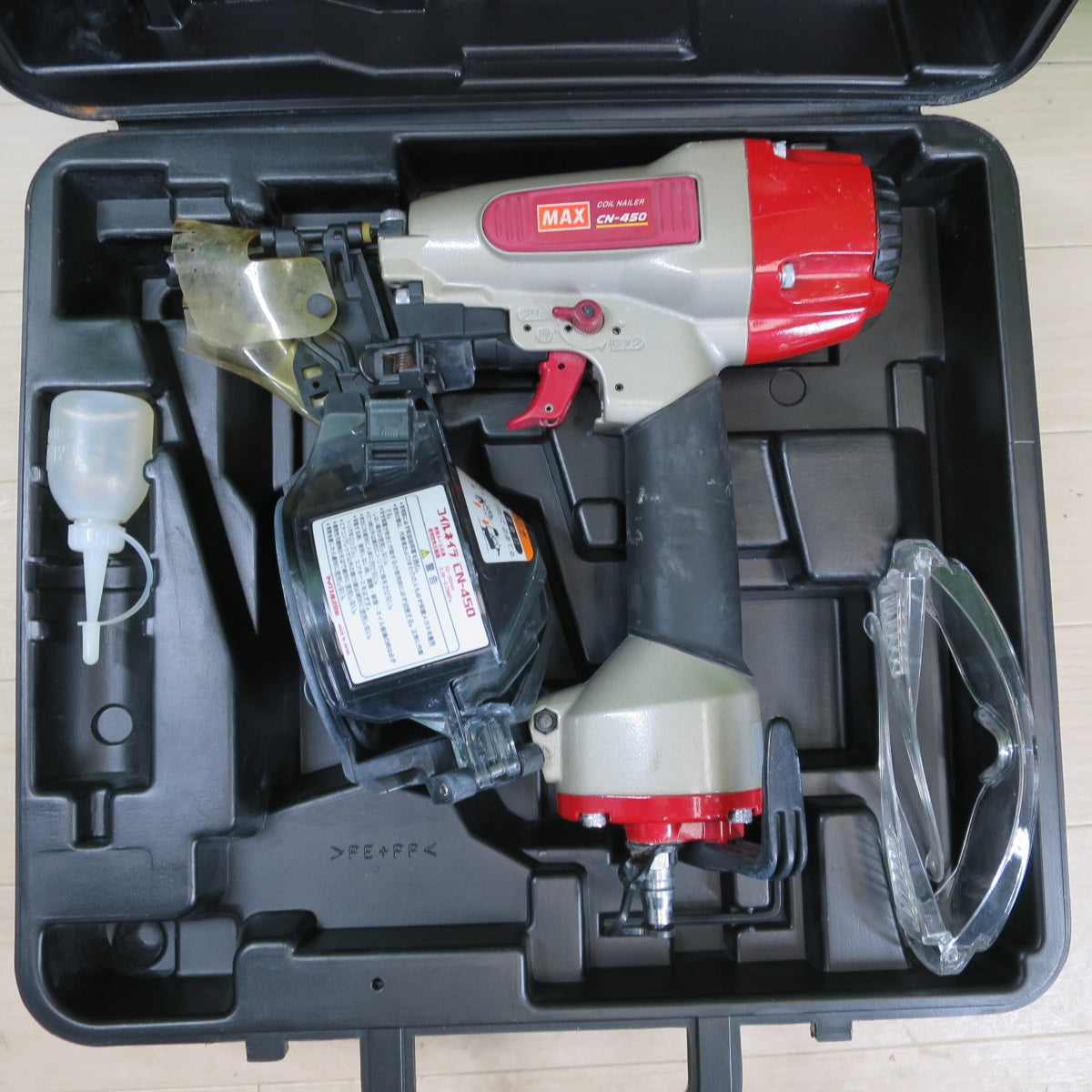 ☆MAX マックス コイルネイラ CN-450 32～50mm 常圧 釘打機 釘打ち機 エアー ツール 工具②☆