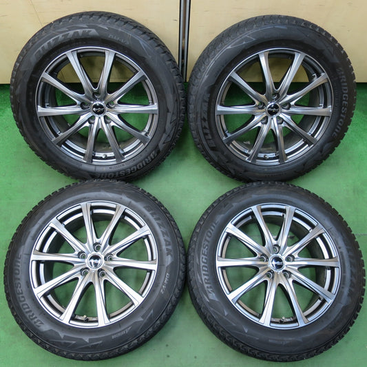 [送料無料] キレイ★スタッドレス 225/60R18 ブリヂストン ブリザック DM-V2 Eurospeed MANARAY SPORT ユーロスピード 18インチ PCD114.3/5H★5012407イス