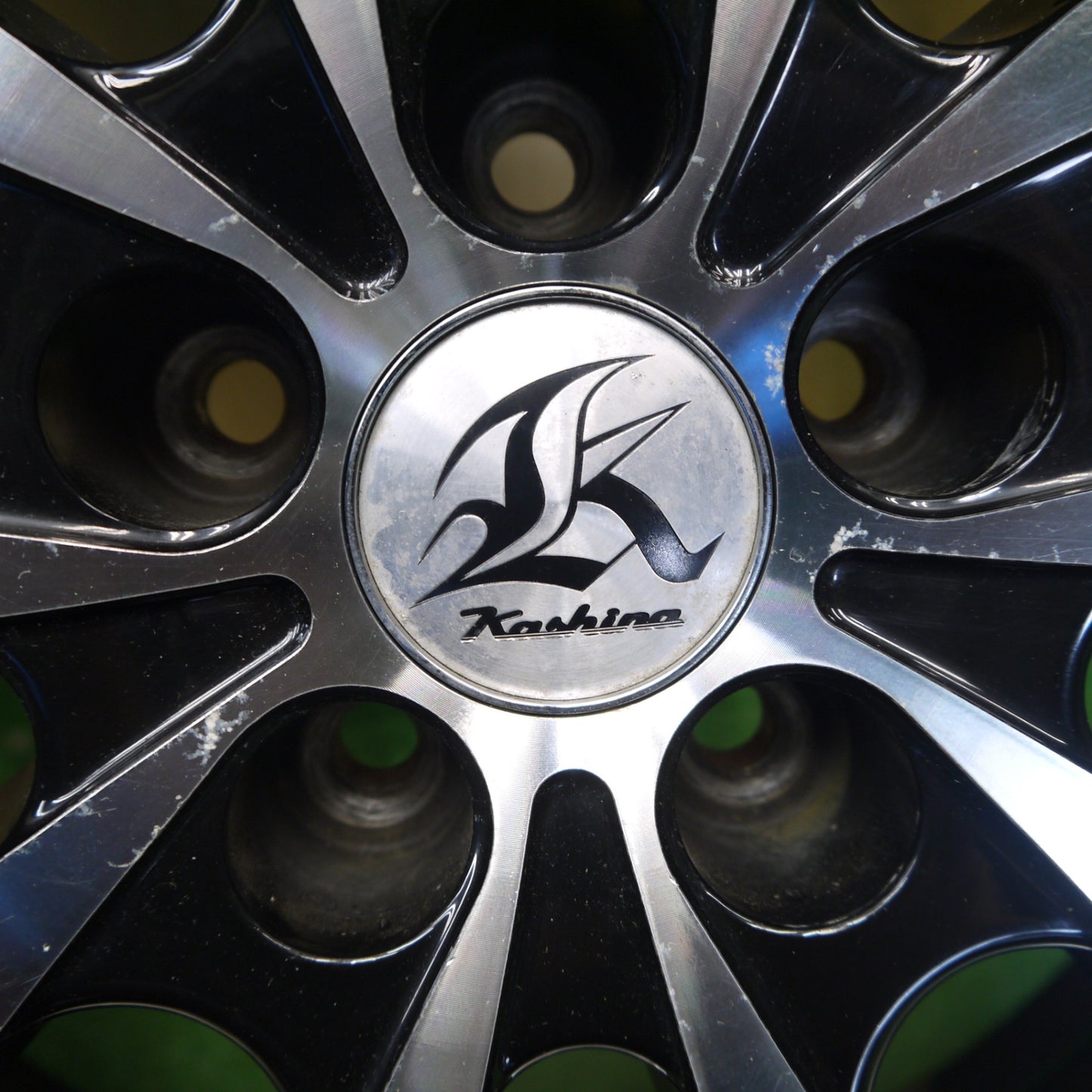 バリ溝！9.5分★プリウス 等 Kashina XV5 225/40R19 ダンロップ LE MANS V カシーナ 19インチ PCD100/5H★6050819Hノ