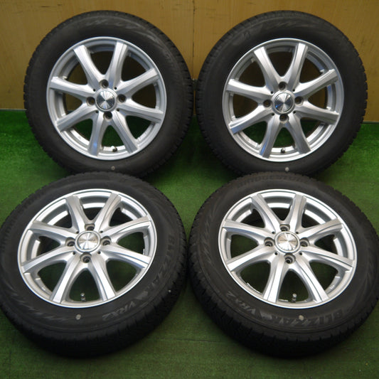 4本価格★スタッドレス 155/65R14 ブリヂストン ブリザック VRX2 MACBES MB8 マクベス 14インチ PCD100/4H★6022003Hス