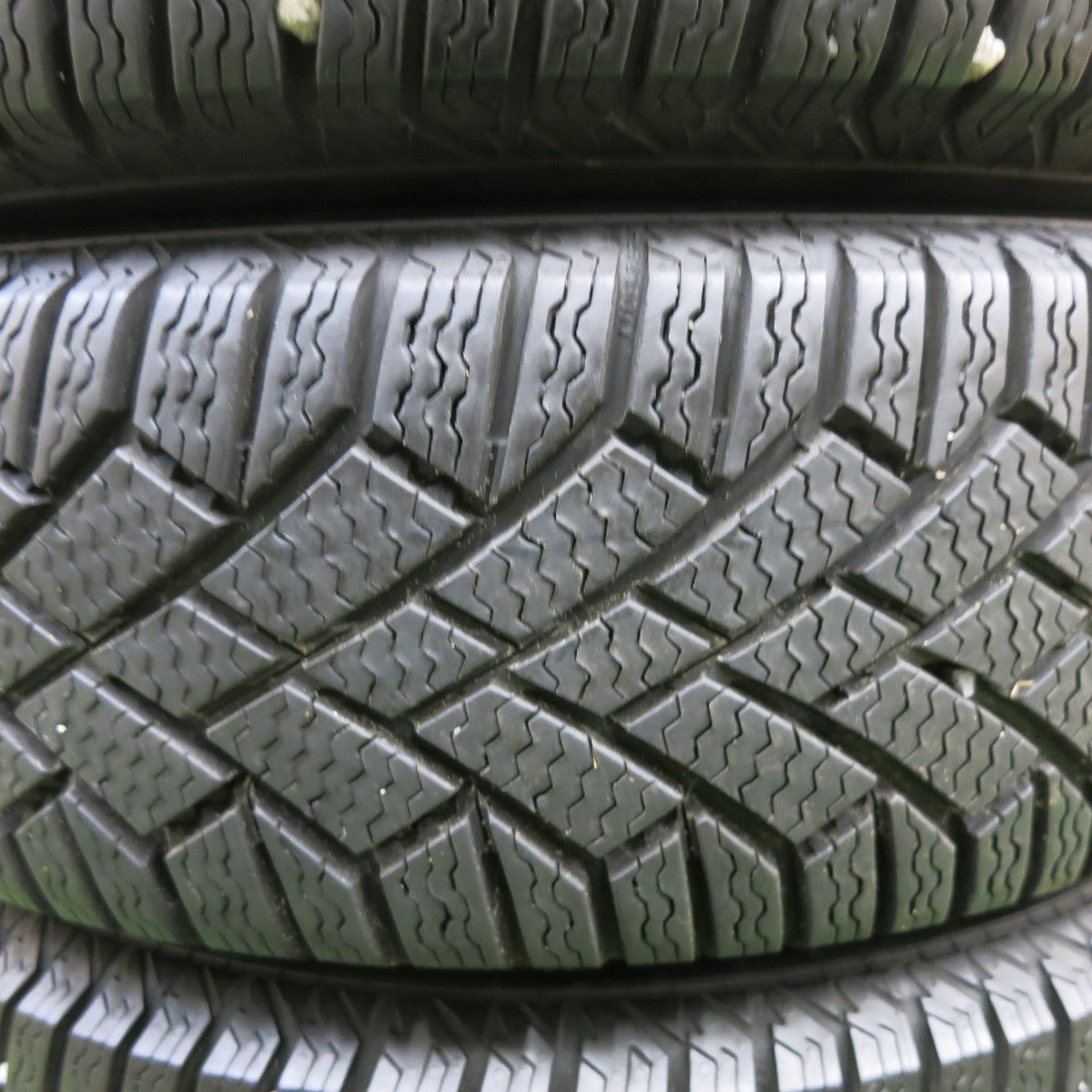 バリ溝！22年！キレイ！9分★スタッドレス 155/65R14 コンチネンタル バイキング コンタクト7 Zmeist M5 14インチ PCD100/4H★6012607ナス