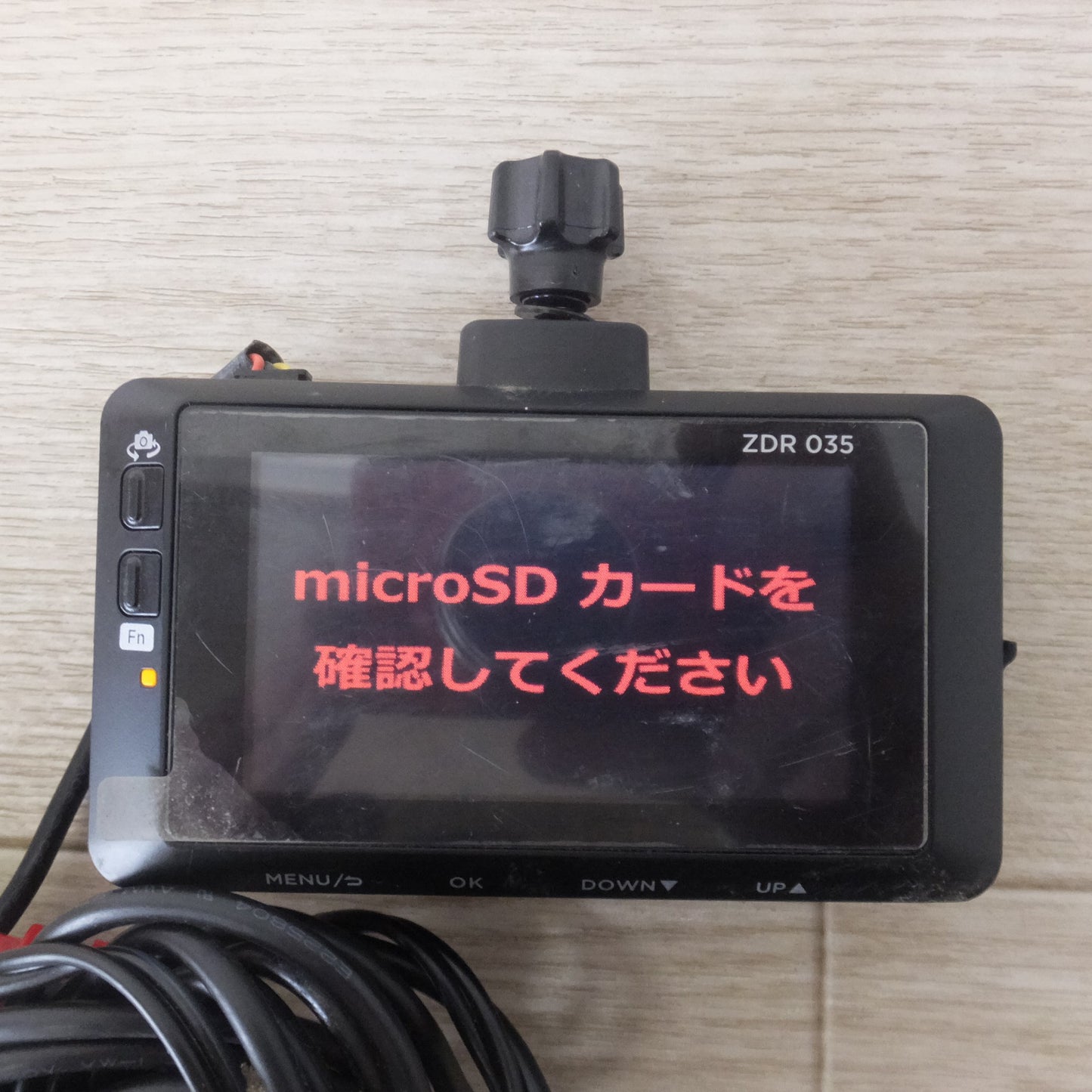 [送料無料] ★コムテック COMTEC ドライブレコーダー ZDR035 リヤカメラ SDカードなし[73]★