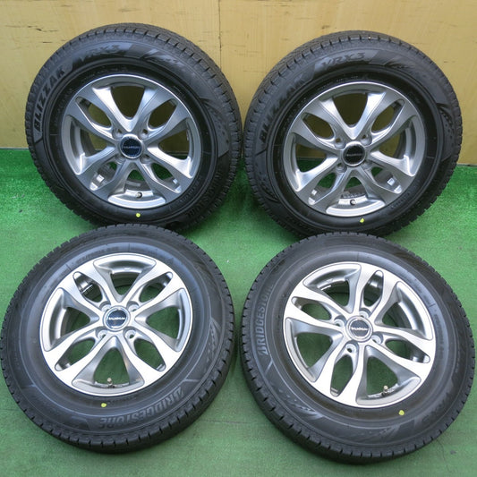 バリ溝！22年！キレイ！ほぼ10分★スタッドレス 175/70R14 ブリヂストン ブリザック VRX3 BALMINUM DS-M バルミナ 14インチ PCD100/4H★6031505HAス