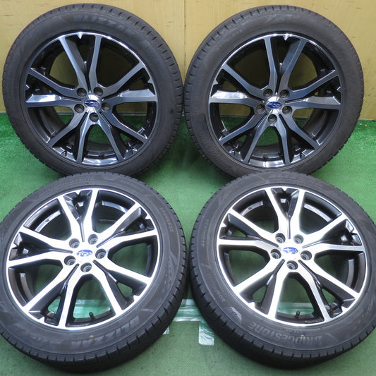 バリ溝！24年！キレイ！9.5分◎スバル インプレッサ スポーツ 純正 205/50R17 スタッドレス ブリヂストン ブリザック VRX3 17インチ PCD100/5H◎6090904NJス