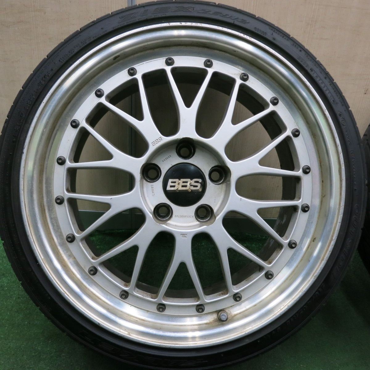 *送料無料* 4本価格★希少 BBS LM082 LM083 215/40R18 265/35R18 ファルケン ジークス ZE912 インドラジアル 6688 PCD114.3/5H★4070702HAノ