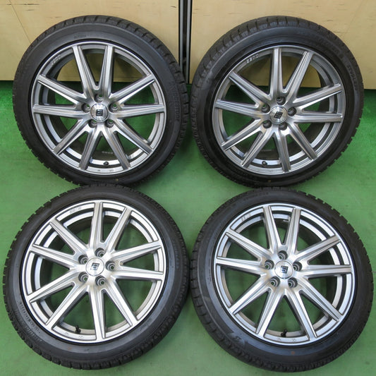 [送料無料] バリ溝！22年！キレイ！ほぼ10分★86 BRZ 等 215/45R17 スタッドレス ブリヂストン アイスパートナー2 SEIN ザイン 17インチ PCD100/5H★5032402イス