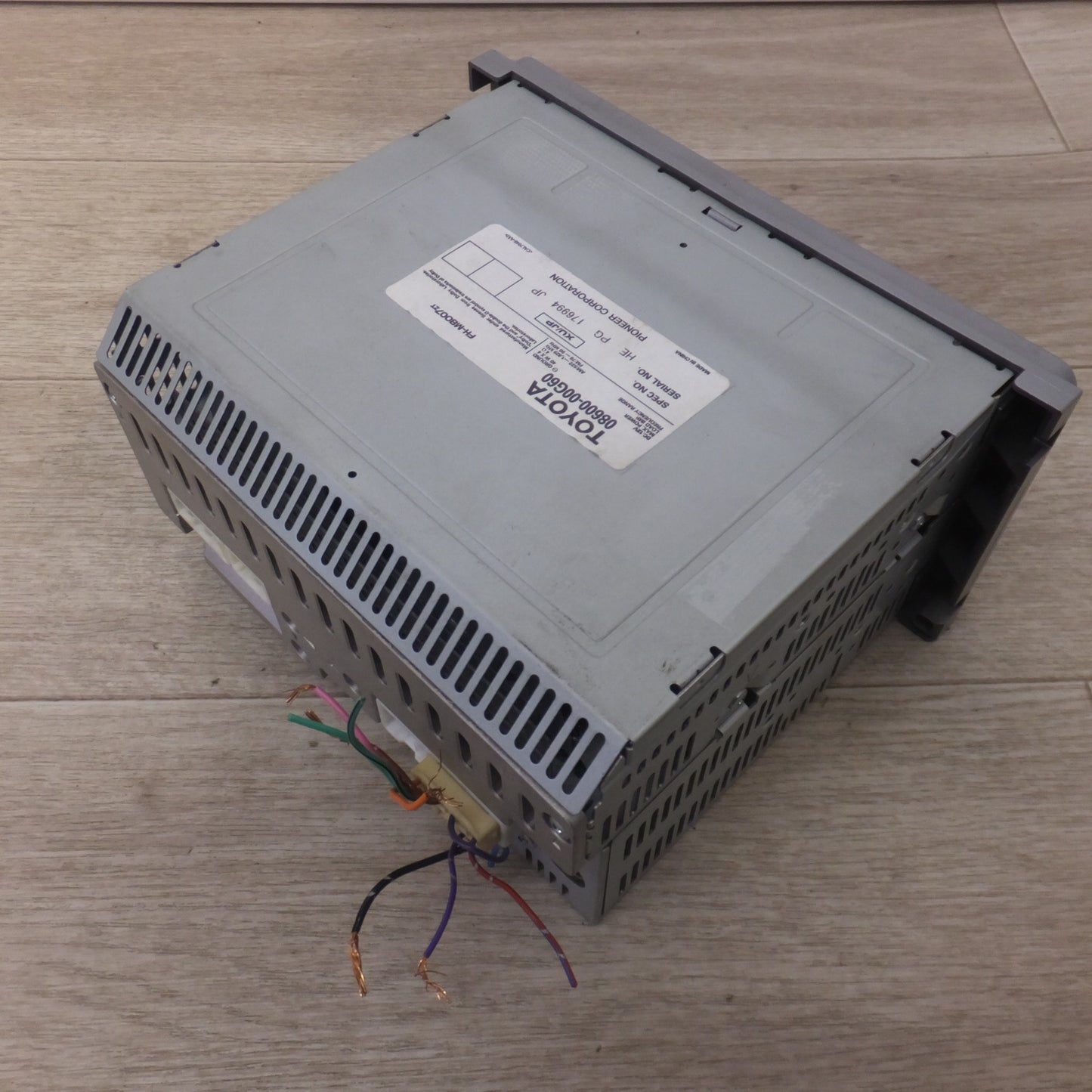 [送料無料] ★パイオニア製 トヨタ 純正 カーオーディオ CD カセットプレーヤー CKP-W55 08600-00G60 FH-M8007ZT(36)★