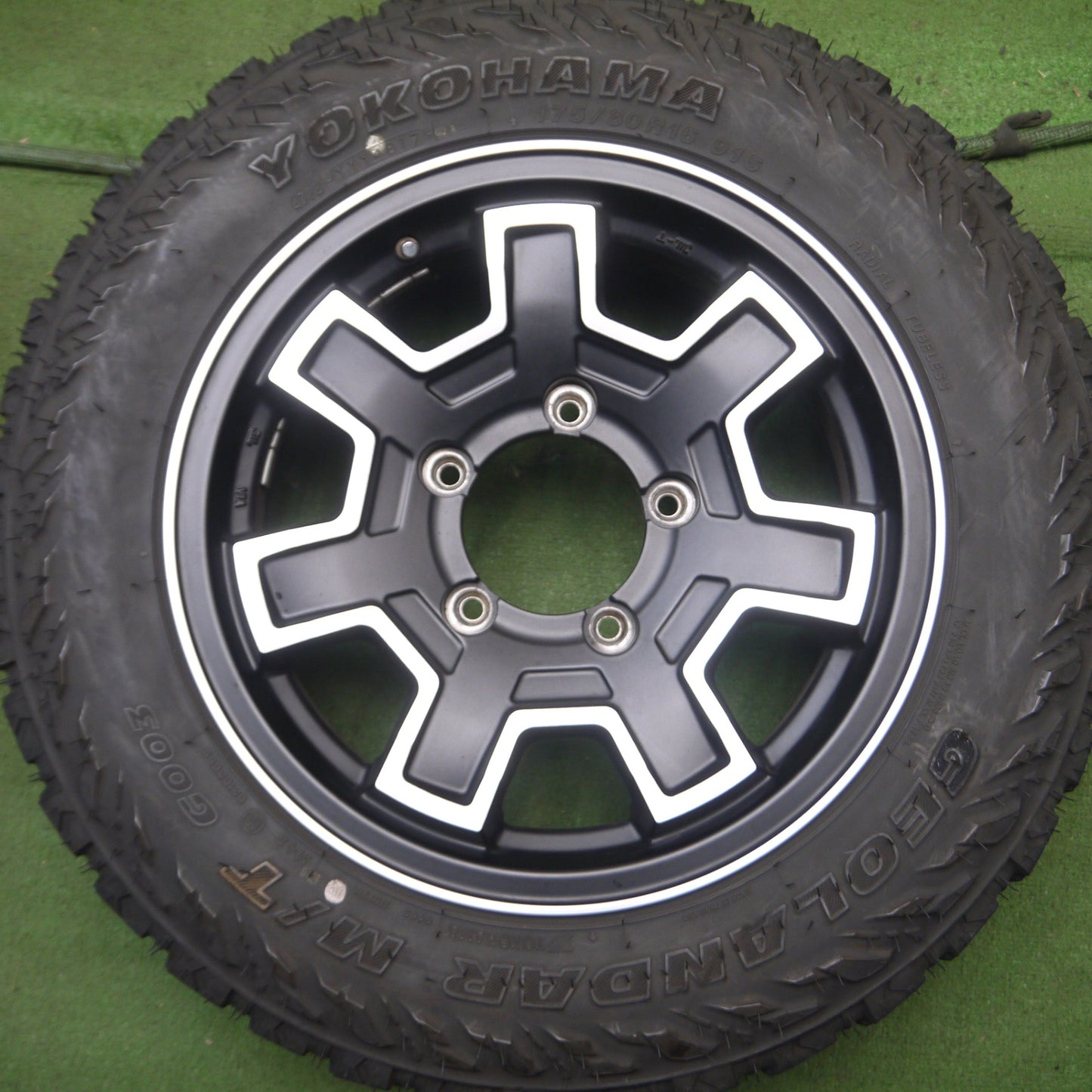 *送料無料* キレイ★ジムニー WILD CRUISING LX 175/80R16 ヨコハマ ジオランダー M/T G003 ワイルドクルージング PCD139.7/5H★4061809Hノ