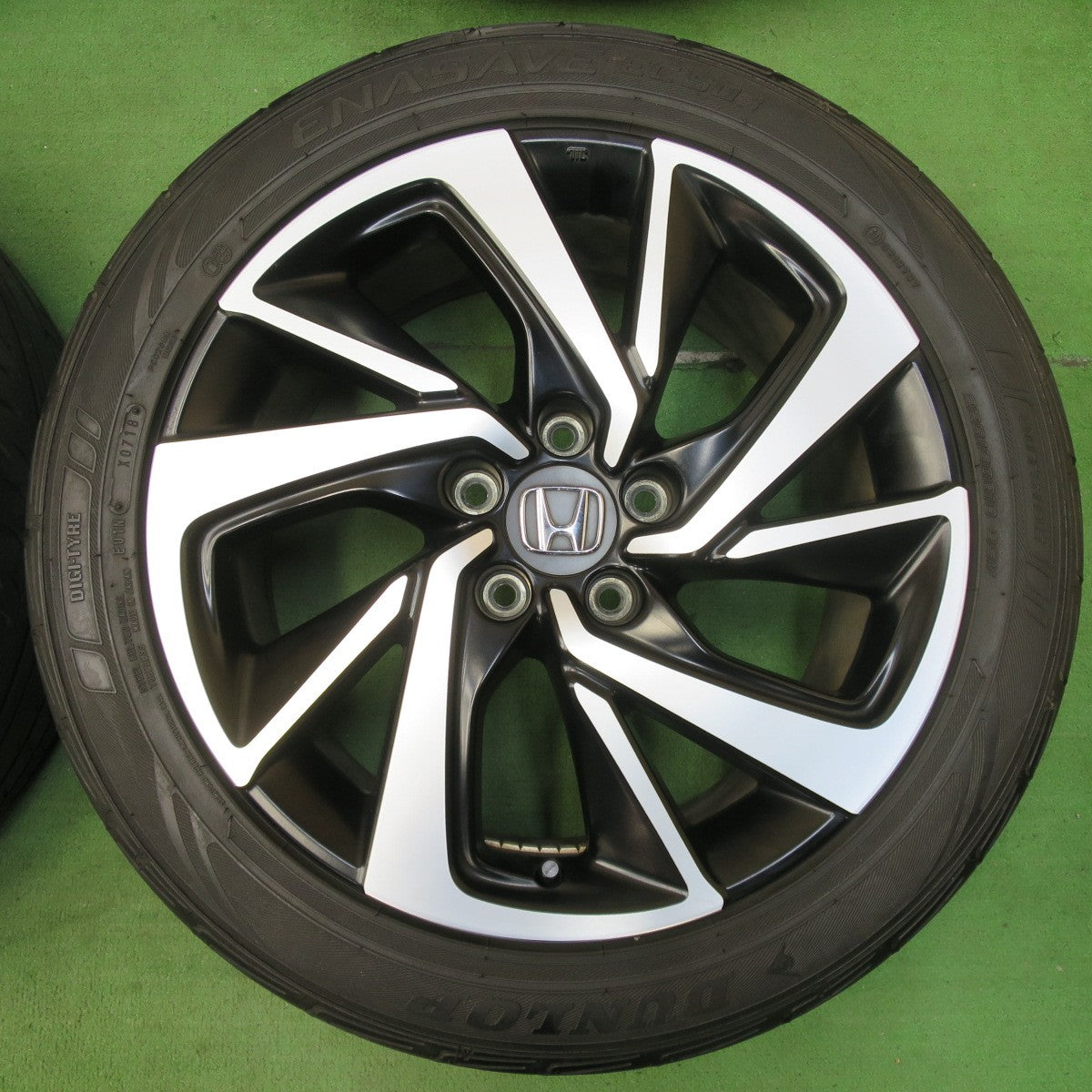 [送料無料] キレイ★ホンダ RU系 ヴェゼル RS 純正 225/50R18 ダンロップ エナセーブ EC503 18インチ PCD114.3/5H★5020305イノ