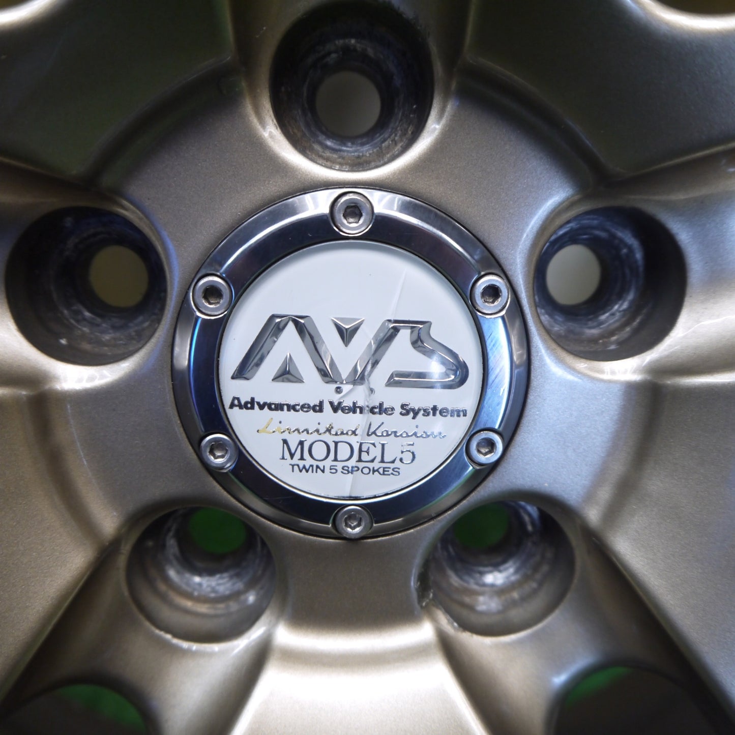 バリ溝！22年！ほぼ10分◎プリウス 等 215/40R17 グッドイヤー イーグル LS EXE AVS MODEL5 17インチ モデル5 PCD100/5H◎6080304Hノ