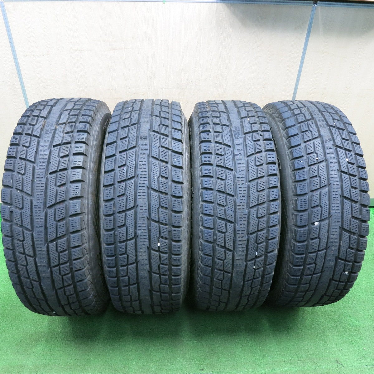 [送料無料] バリ溝！キレイ！9分★ランクル 等 285/75R16 116/113Q スタッドレス ヨコハマ ジオランダー i/T-S weds ウェッズ 16インチ PCD139.7/6H★4121813TNス