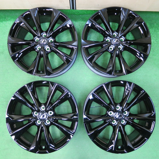 *送料無料* 空気圧センサー付！新車外し★レクサス ES300h Fスポーツ 純正 ホイール 19インチ 19×8J PCD114.3/5H★4040613イホ