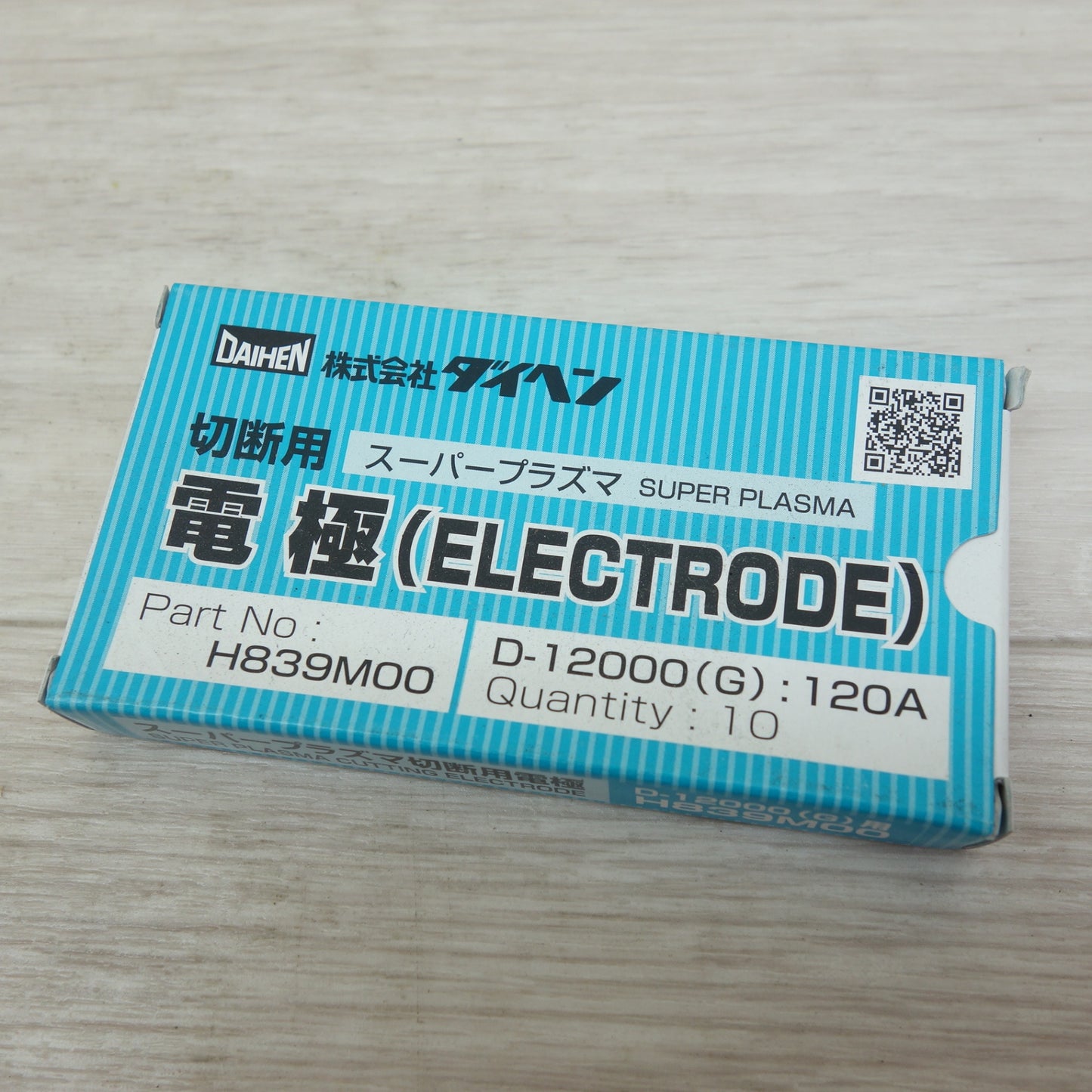 [送料無料] 未使用！7箱セット☆ダイヘン 切断用 スーパー プラズマ 電極 H839M00 D-12000(G):120A DAIHEN ELECTRODE☆
