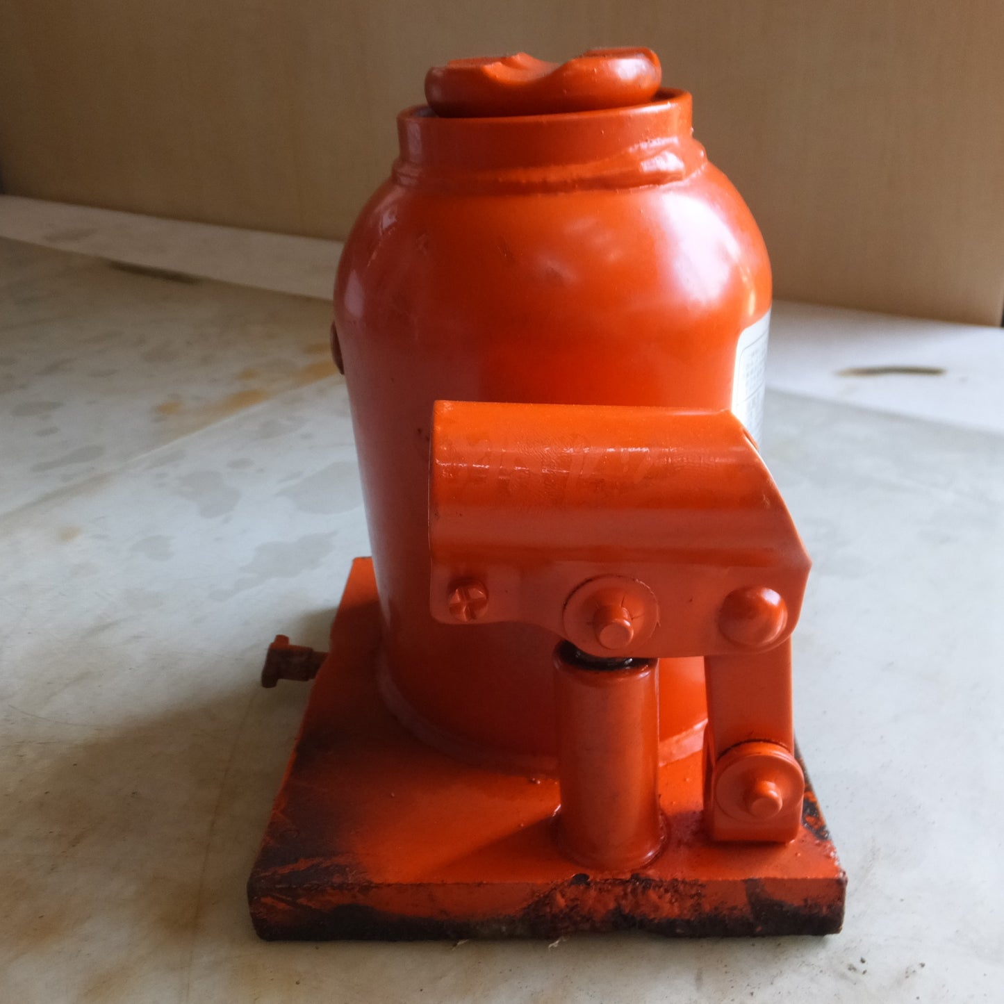 [送料無料] ◆マサダ 油圧ジャッキ HPB-15 工具 15ton 15トン 15TON 15000kg 油圧式 ダルマ だるま オイル 自動車 車載 点検 整備(5)◆