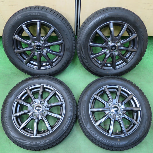 [送料無料] バリ溝！22年！キレイ！9分★スタッドレス 155/65R14 ブリヂストン ブリザック VRX2 TEAD テッド 14インチ PCD100/4H★5010606イス