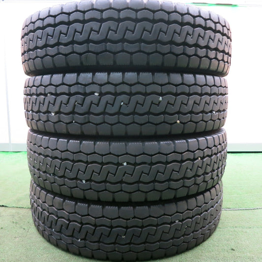 *送料無料* バリ溝！20年！8.5分★トラック タイヤ 195/85R16 114/112N ブリヂストン エコピア M812 ミックス オールシーズン 16インチ★4071403HAノタ