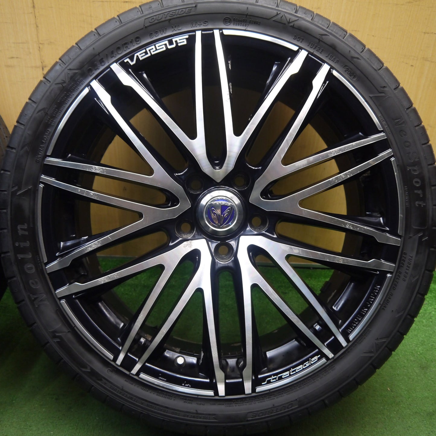4本価格！21年★RAYS VERSUS VALORE 245/40R19 ネオリン ネオスポーツ レイズ ベルサス ヴァローレ 19インチ PCD114.3/5H★5100603Hノ
