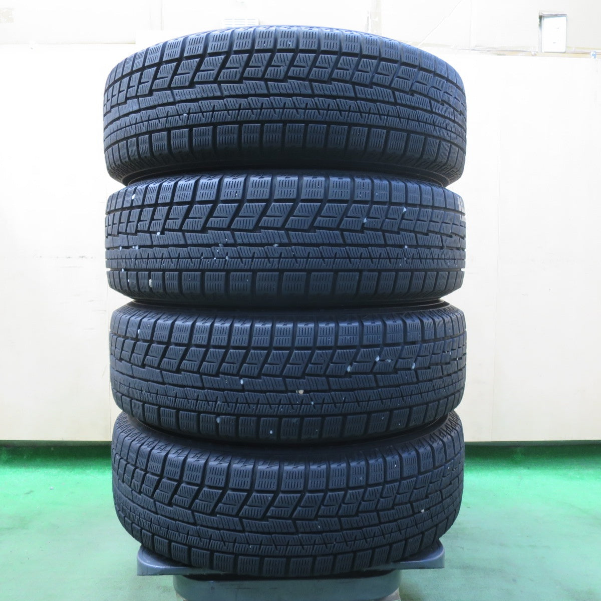 バリ溝！22年！キレイ！9分★スタッドレス 185/65R15 ヨコハマ アイスガード iG60 SCHNEIDER シュナイダー 15インチ PCD100/4H★5103103イス