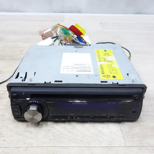 [送料無料] ◆KENWOOD ケンウッド CD プレーヤー デッキ RDT-151 レシーバー 1DIN コンポ カー オーディオ ステレオ 現状品◆
