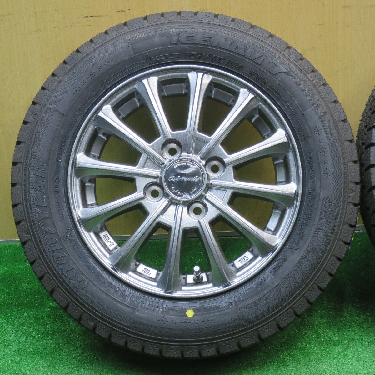 未使用！23年★スタッドレス 155/70R13 グッドイヤー アイスナビ7 Club Family クラブ ファミリー 13インチ PCD100/4H★5110511NJス