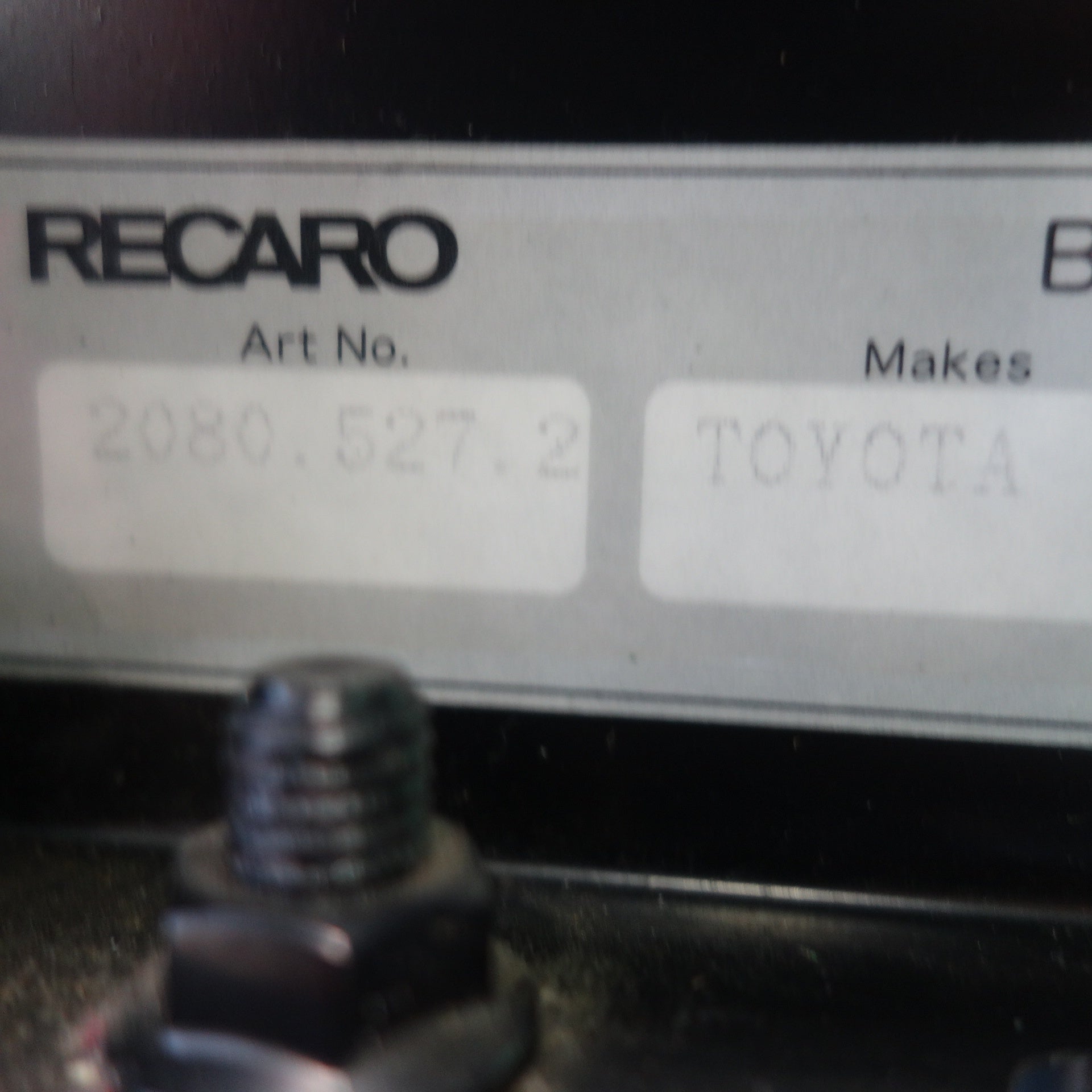 送料無料] 左右セット☆RECARO 30プリウス シートレール ブラケット