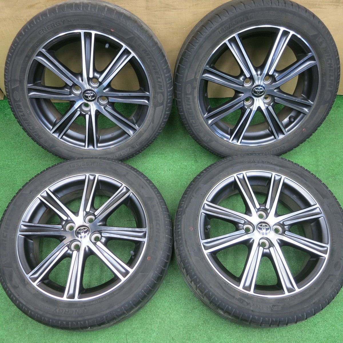 4本価格★トヨタ 160系 カローラ フィールダー W×B 純正 185/55R16 ミシュラン エナジーセイバー 16インチ PCD100/4H★6021102NKノ