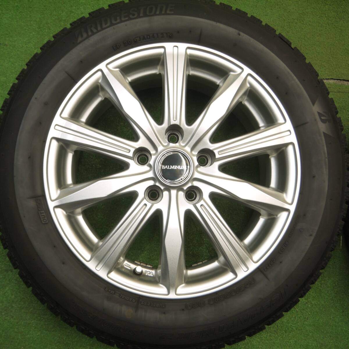 キレイ！21年★スタッドレス 205/60R16 ブリヂストン アイスパートナー2 BALMINUM バルミナ 16インチ PCD114.3/5H★5010810Hス