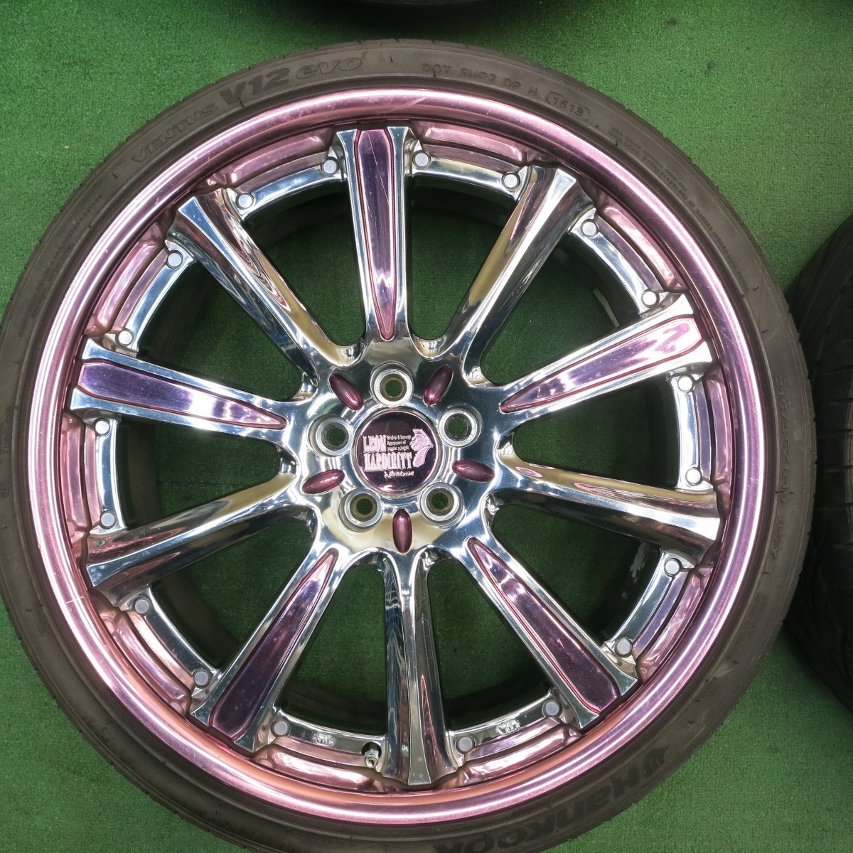 4本価格★プリウス 等 LEON HARDIRITT GRAL 215/35R19  ハンコック ベンタス V12 evo 19インチ レオンハルト グラール PCD100/5H★5051405TNノ