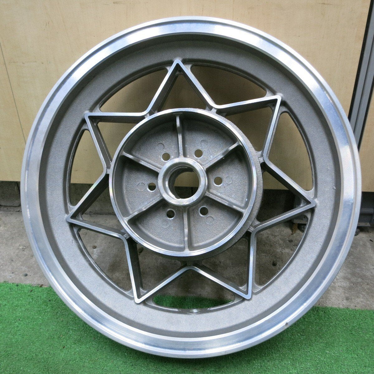 美品 レア 2本セット★HENRY ABE セブンスター ASAHI T16×3.00 DOT GS750 16インチ ホイール リア ヘンリーアベ★4100105ナホ