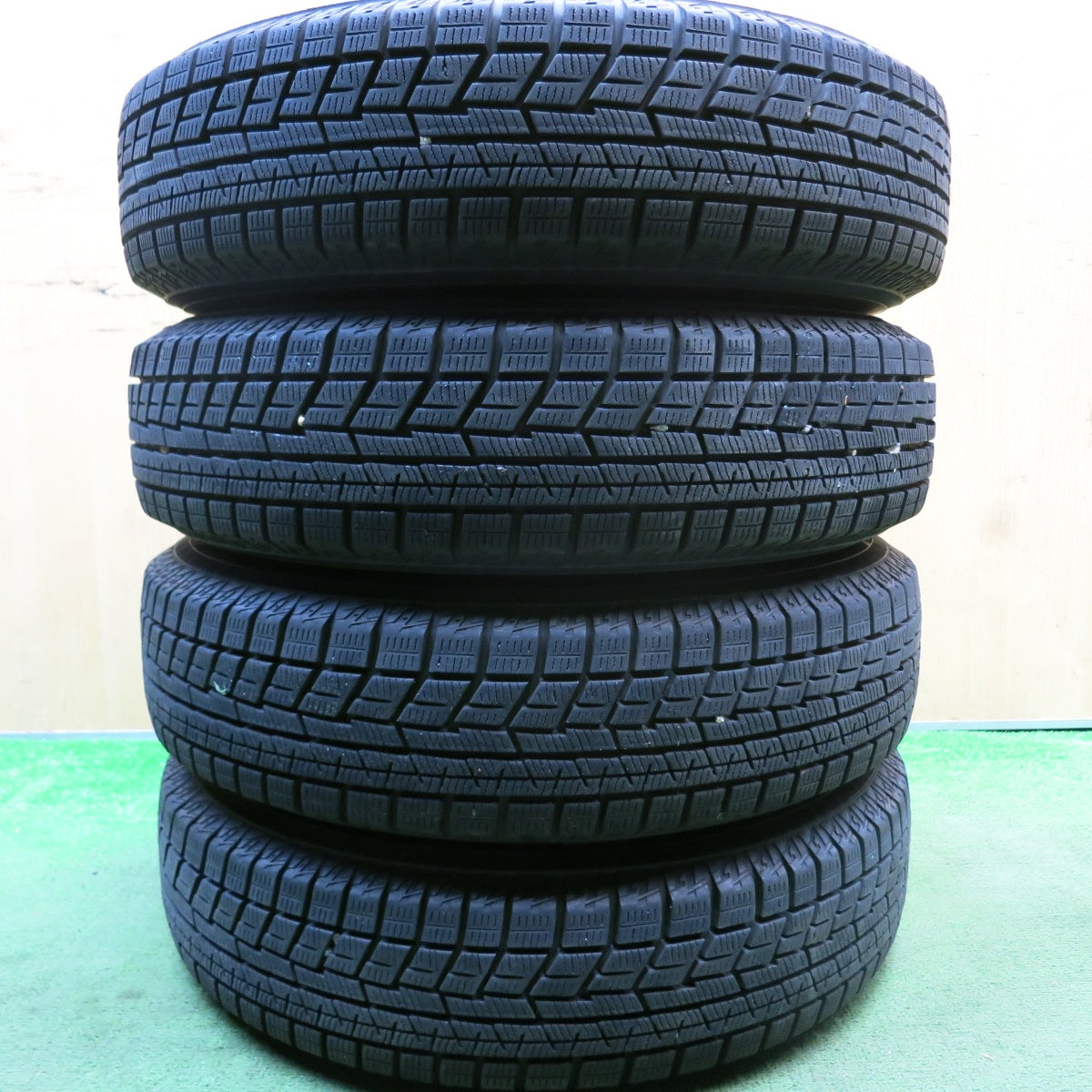 バリ溝！21年！9分★スタッドレス 145/80R13 ヨコハマ アイスガード iG60 TOPY スチール ホイール 13インチ PCD100/4H★5083105HAス