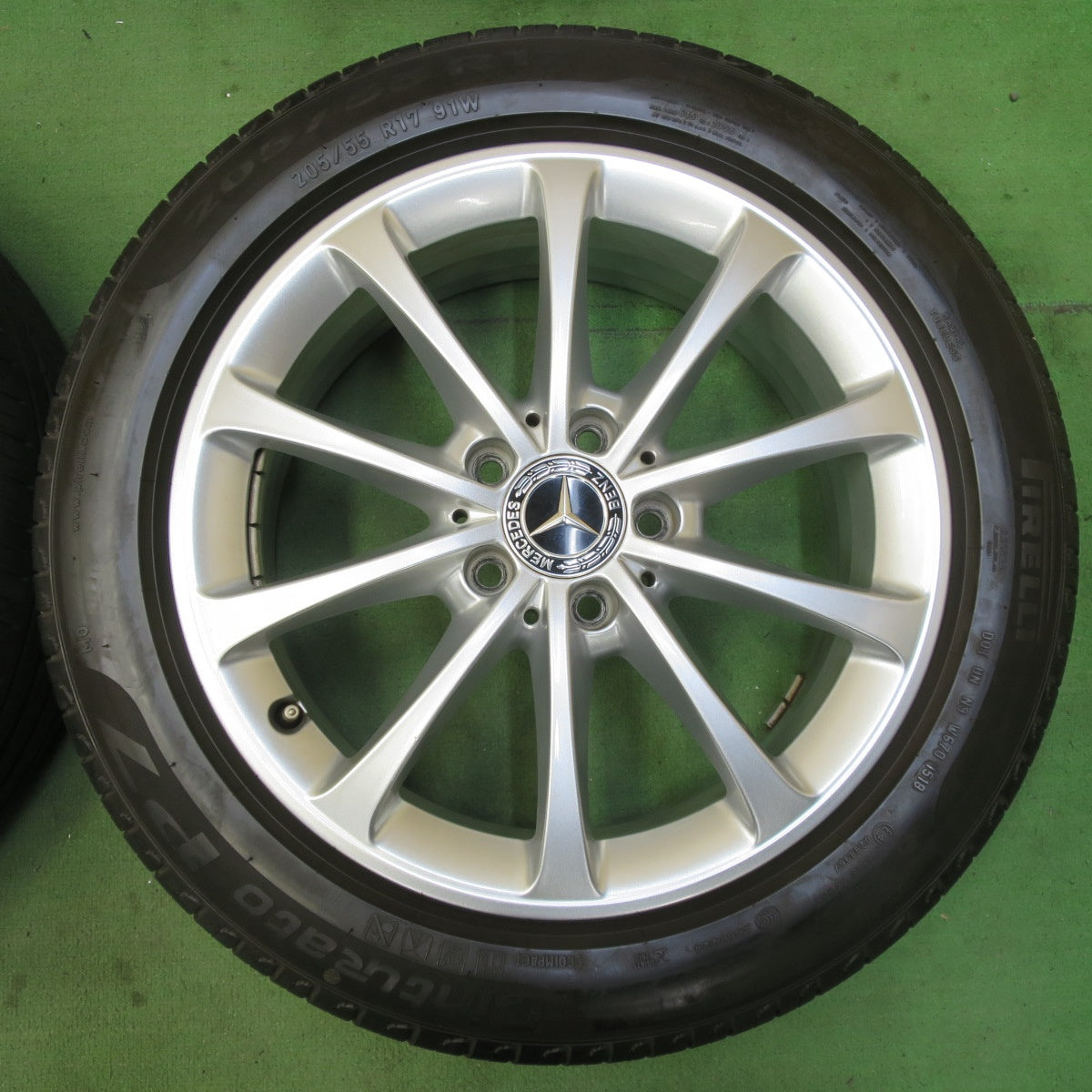 キレイ★ベンツ Aクラス W177 Bクラス W247 純正 205/55R17 ピレリ Cinturato P7 17インチ PCD112/5H★5063013イノ