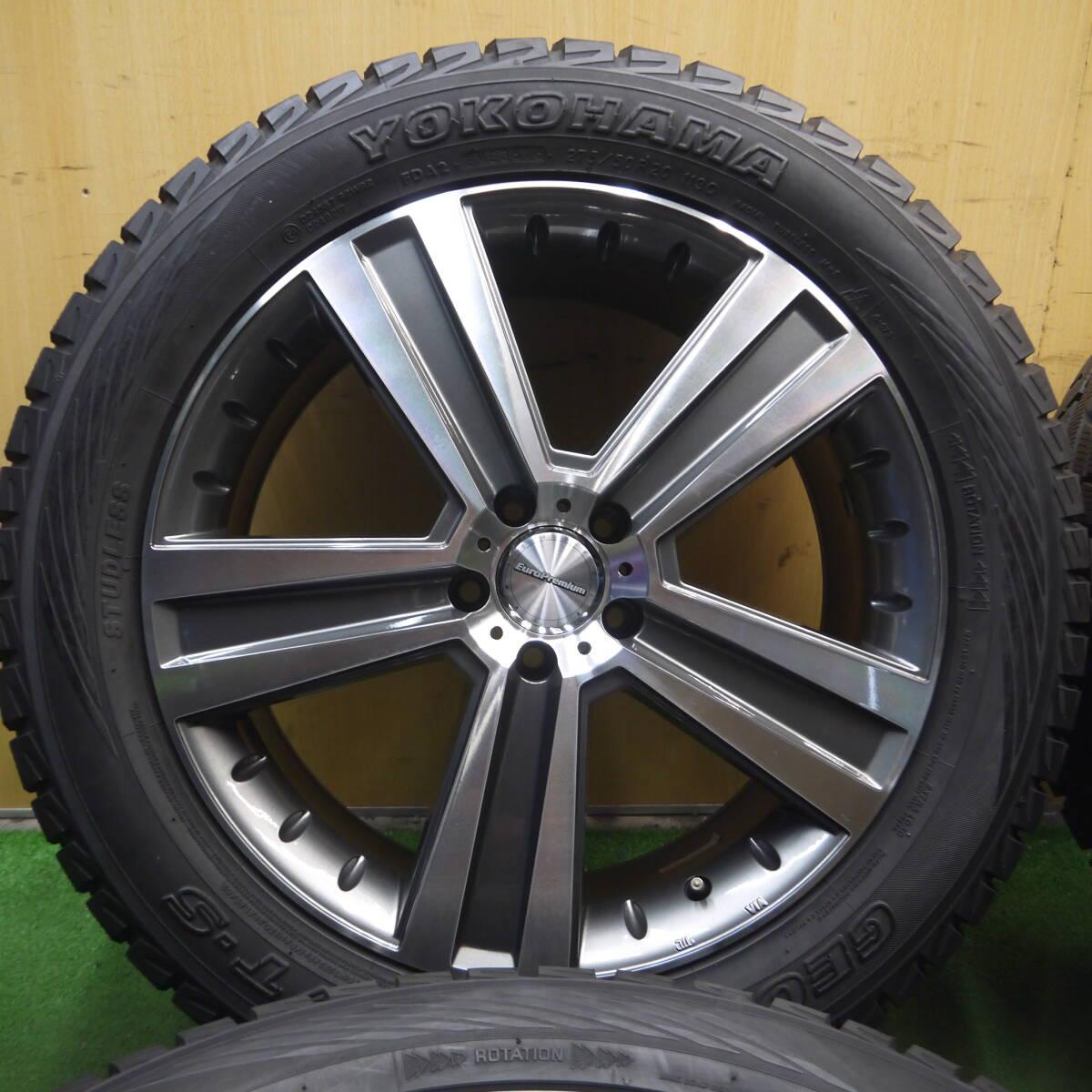 バリ溝 キレイ 9.5分★ベンツ等 EuroPremium スタッドレス 275/50R20 ヨコハマ ジオランダー i/T-S PCD112/5H★4012704クス