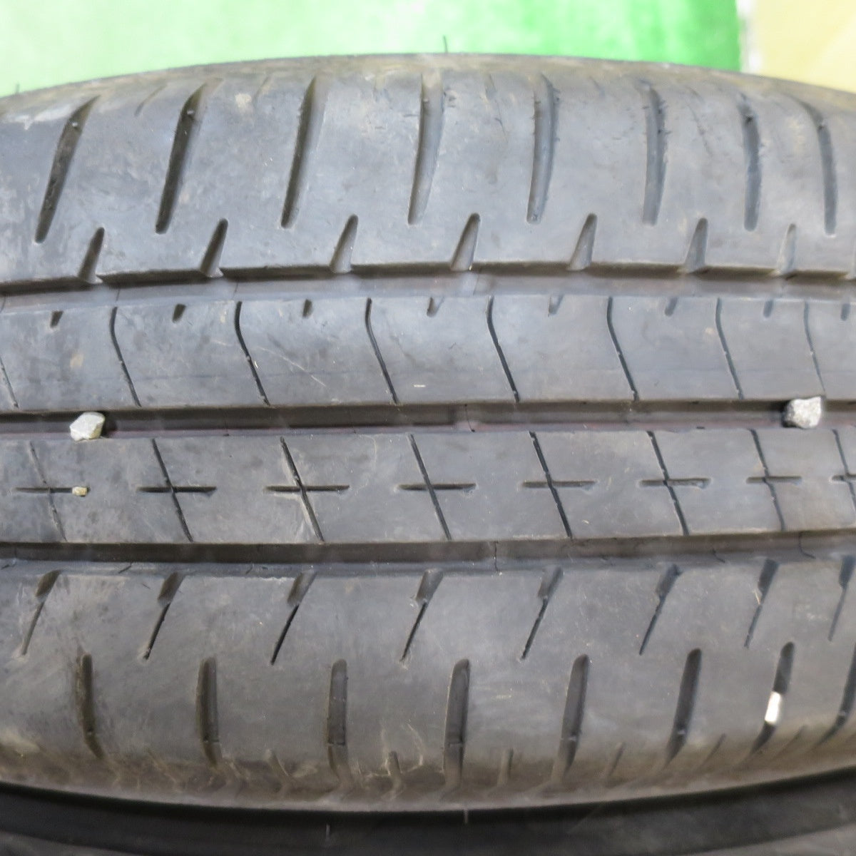 バリ溝！21年！キレイ！8.5分★スズキ スペーシア 純正 155/65R14 ブリヂストン エコピア NH200C 14インチ PCD100/4H★5072905NJノ