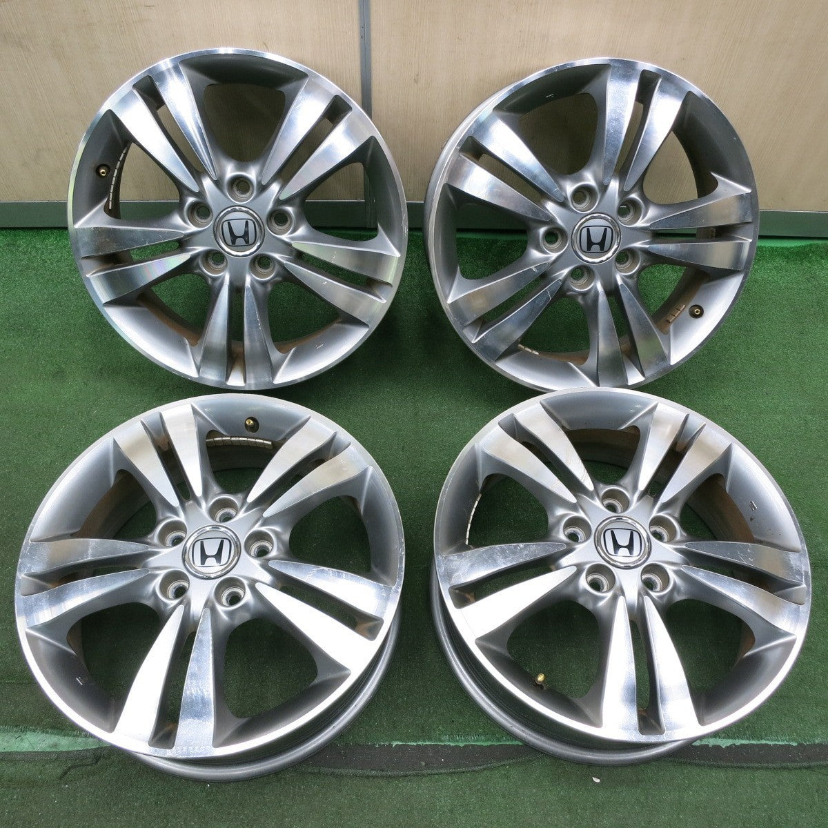*送料無料* 4本価格★ホンダ ストリーム RSZ 純正 ホイール 17インチ 17×6J PCD114.3/5H★4061701NJホ