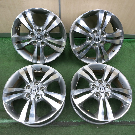 *送料無料* 4本価格★ホンダ ストリーム RSZ 純正 ホイール 17インチ 17×6J PCD114.3/5H★4061701NJホ