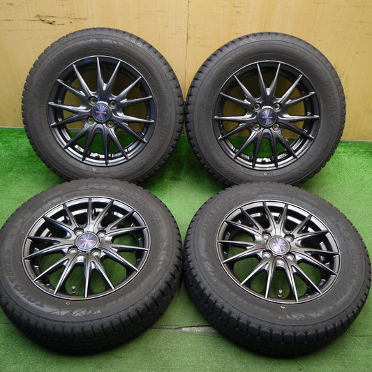 バリ溝！23年！キレイ！9分★スタッドレス 165/70R14 トーヨー オブザーブ GIZ2 VELVA SPORTZ ヴェルヴァ 14インチ PCD100/4H★5042206Hス