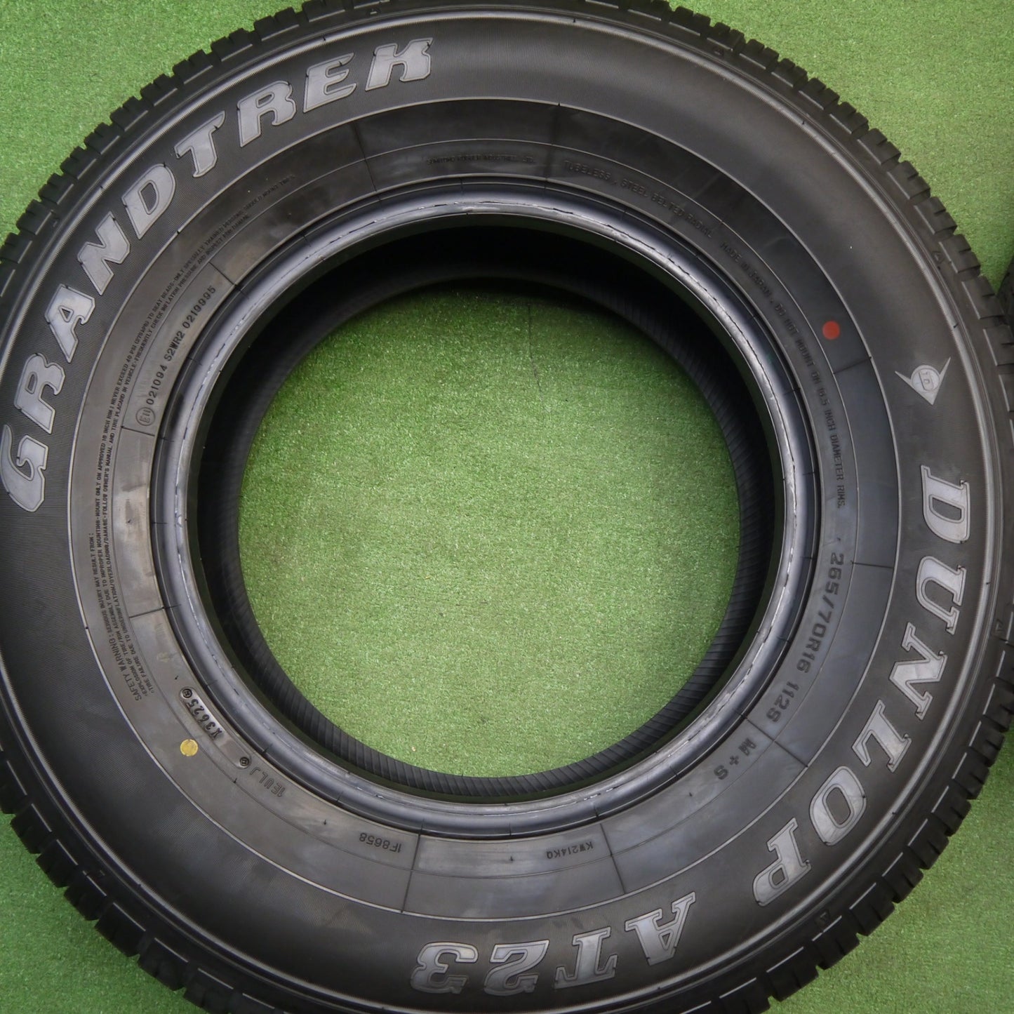 新車外し！25年！5本★265/70R16 ダンロップ AT23 グラントレック 16インチ タイヤ パジェロ プラド ランクル 70 等★5121902Hノタ