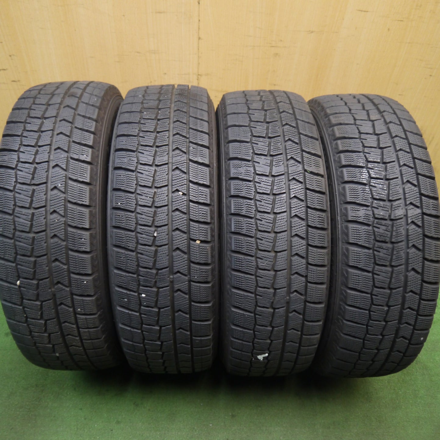 バリ溝！21年！キレイ！9分★スタッドレス 185/65R15 ダンロップ ウインターマックス WM02 SCHNEIDER MiD シュナイダー 15インチ PCD100/4H★5072305Hス