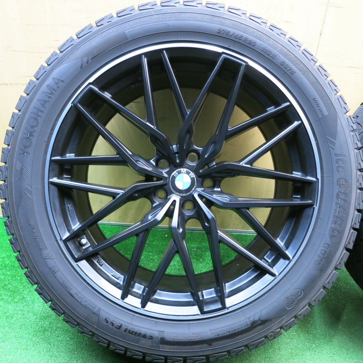バリ溝！9.5分以上★BMW X5 G05 X7 G07 EUROBAHN nurburg MTX 275/45R20 スタッドレス ヨコハマ アイスガード G075 ユーロバーン ニュルブルグ 20インチ PCD112/5H★5122007HAス