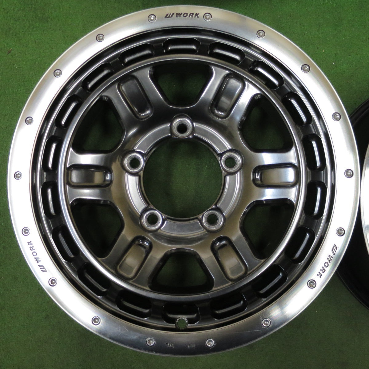 4本価格★WORK CRAG T-GRABIC II CG-TG2 16インチ ホイール ワーク 16×5.5J PCD139.7/5H★6032303NGホ