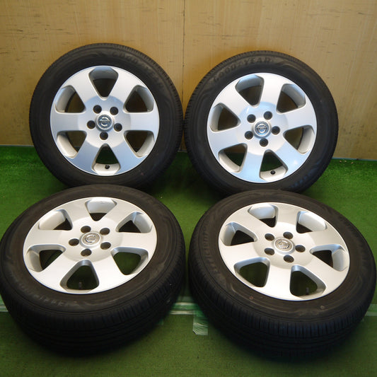 バリ溝！23年！キレイ！9.5分◎日産 C25 セレナ ハイウェイスター 純正 195/60R16 グッドイヤー EfficientGrip Comfort 16インチ PCD114.3/5H◎6091802Hノ