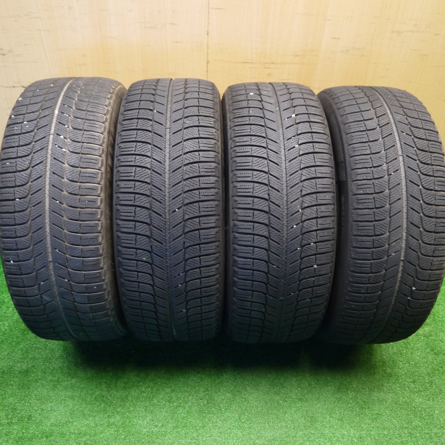 キレイ★BMW 等 O・Z MSW27 225/55R17 スタッドレス ミシュラン X-ICE3+ OZ 17インチ PCD112/5H★5102003Hス