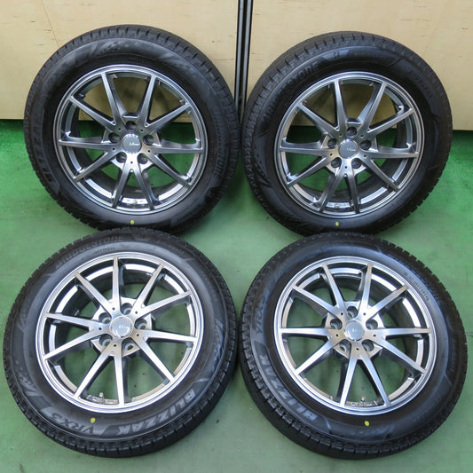バリ溝！24年！キレイ！ほぼ10分★スタッドレス 215/55R17 ブリヂストン ブリザック VRX3 LF SPORT LF2 LFスポーツ 17インチ PCD114.3/5H★5112206イス