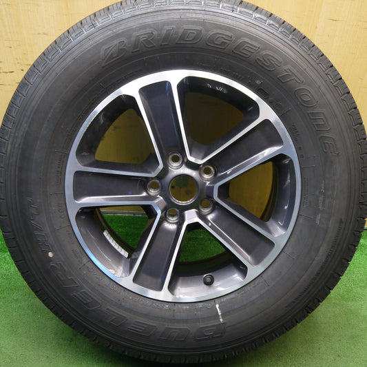 新車外し！23年！1本★ジープ ラングラー アンリミテッド サハラ 純正 255/70R18 ブリヂストン デューラー H/T 685 18インチ PCD127/5H★5051203Hノ