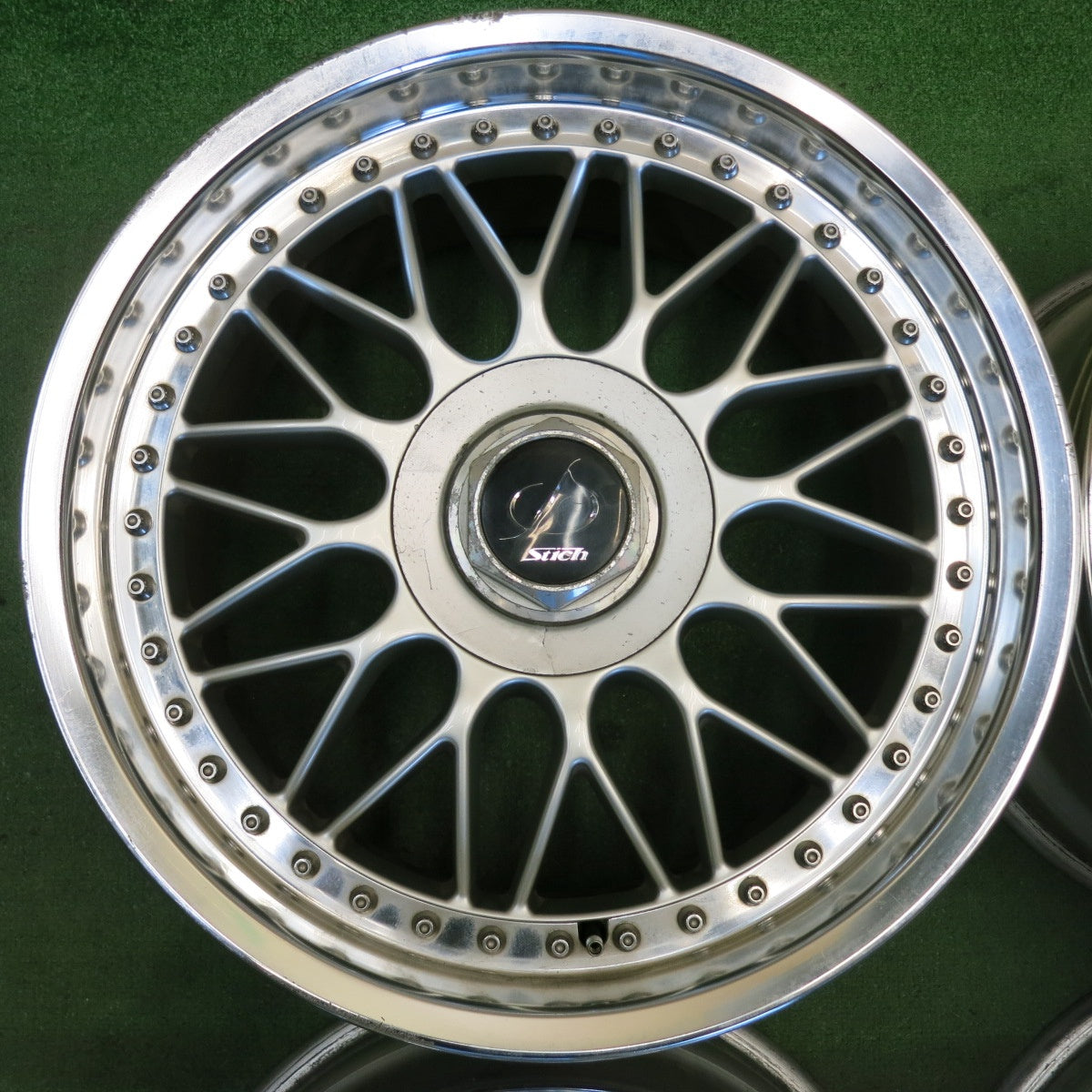 希少 4本価格◎Stich MR シュティッヒ メッシュ ホイール 17インチ 17×7J 17×8J PCD114.3/4H 5H マルチ◎6070901HAホ